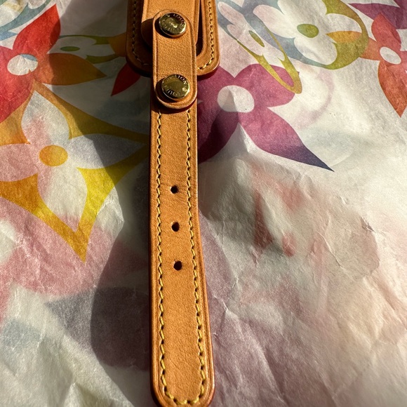 ❤️ Louis Vuitton Vachetta Porte Address Bracelet/Medical Alert/Luggage tag - Picture 8 of 17